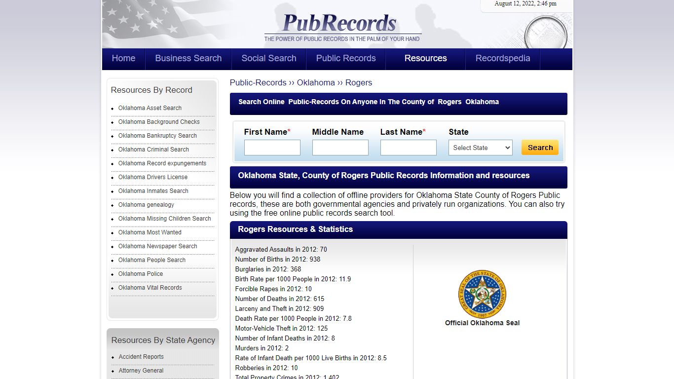 Rogers County, Oklahoma Public Records